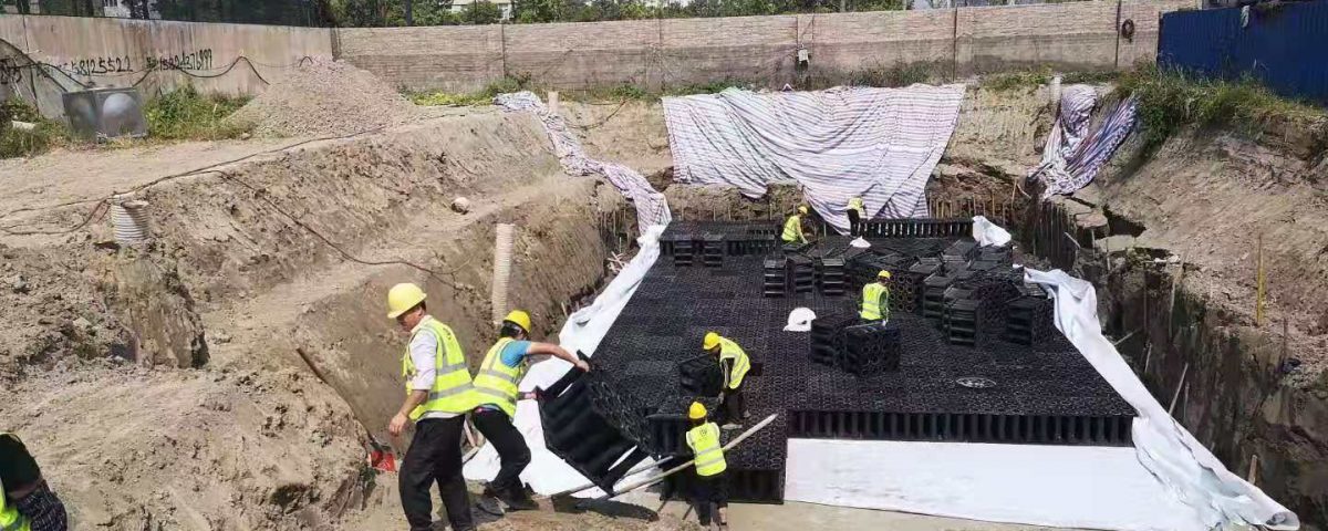 雨水收集池回用施工