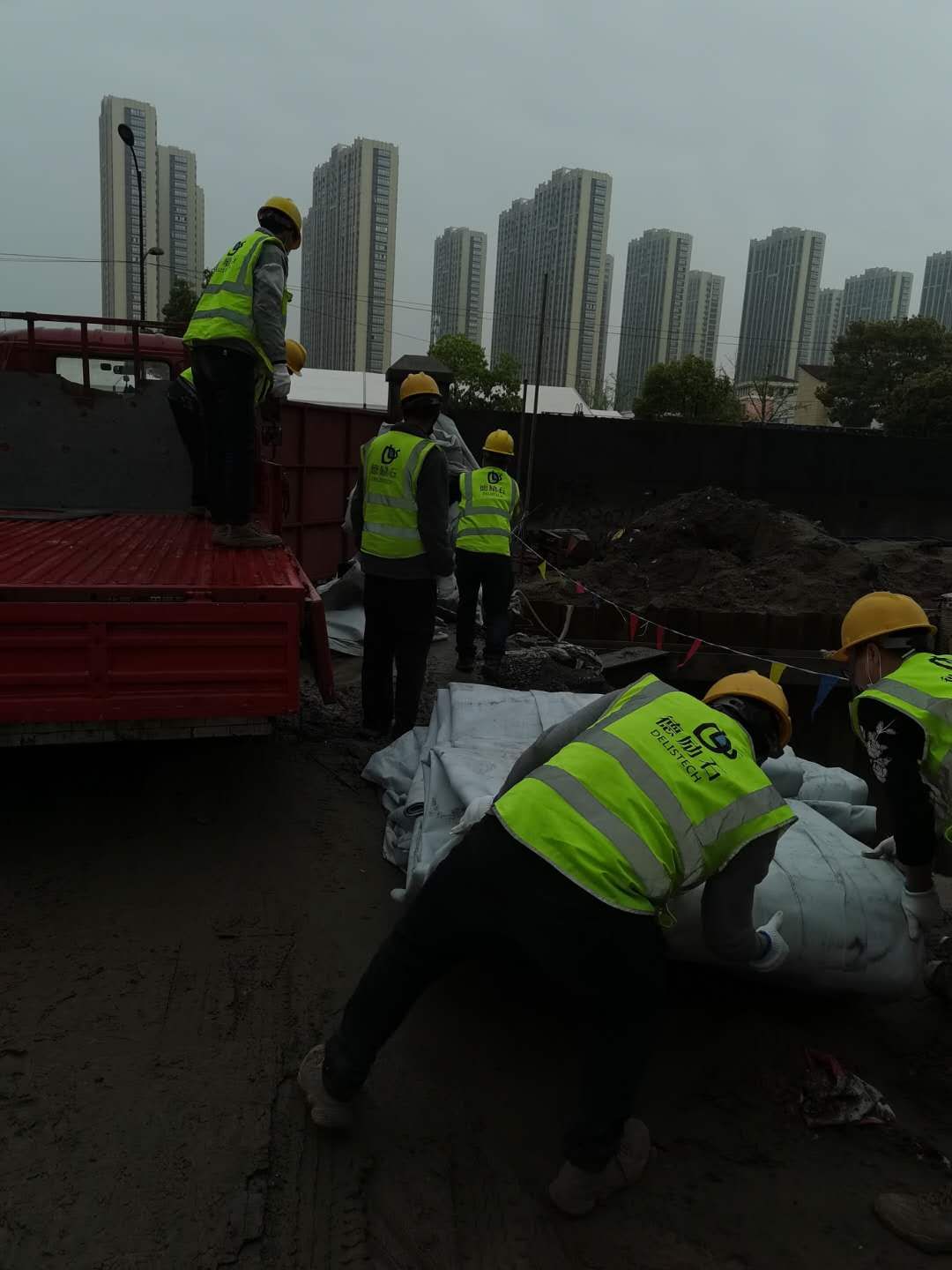 海寧聚鑫商業(yè)中心雨水回收系統(tǒng)施工3
