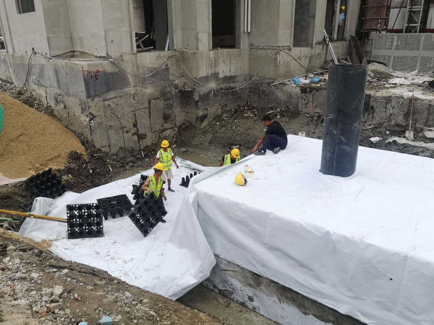 浙江德勵石順利簽約并施工臺州南官新天地2#地塊雨水收集回用項目2