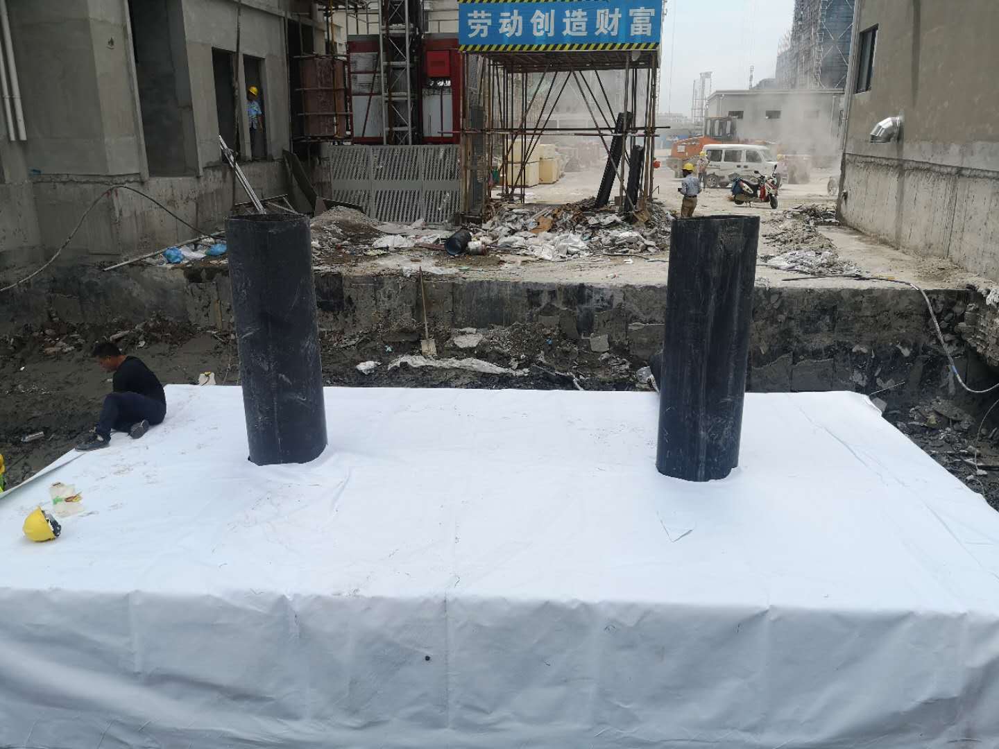浙江德勵石順利簽約并施工臺州南官新天地2#地塊雨水收集回用項目3