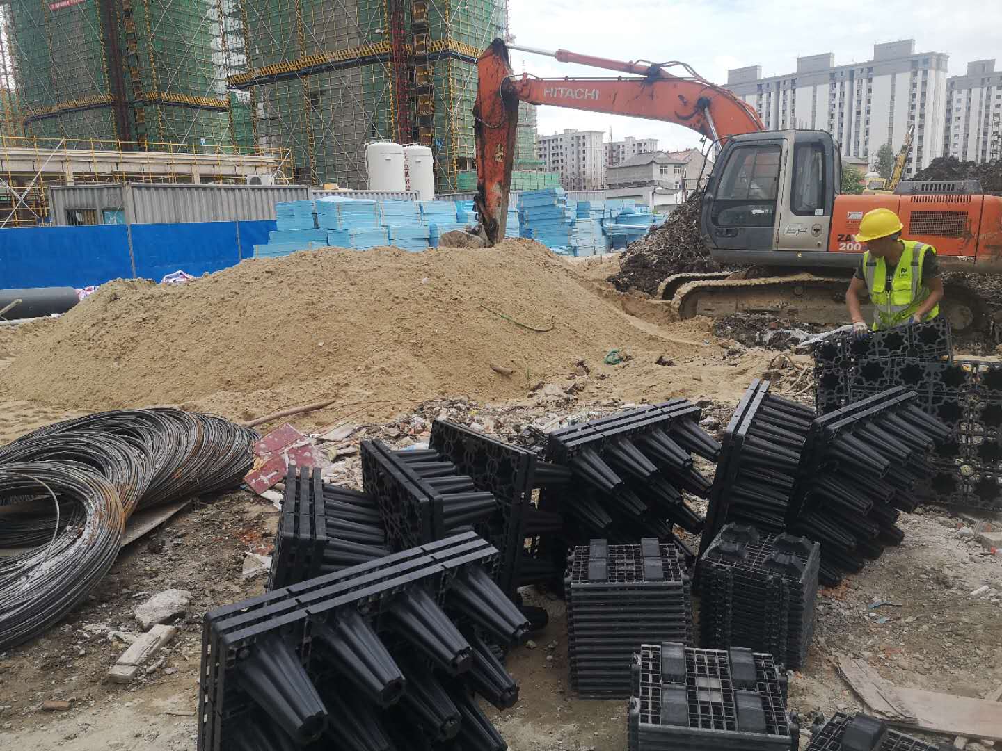浙江德勵石順利簽約并施工臺州南官新天地2#地塊雨水收集回用項目4